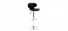 Lot de 2 tabourets de bar design noir - Volta
