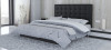 Tête de lit capitonnée noire 150cm - Confort