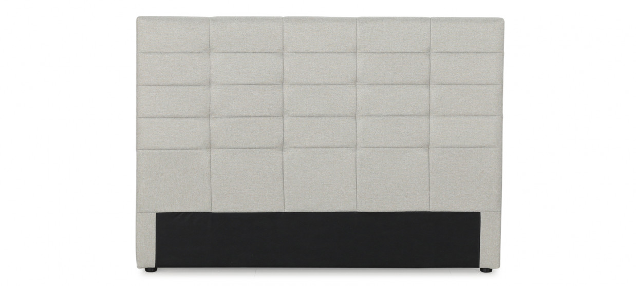 Tête de lit capitonnée beige 150 cm - Confort